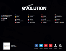 Tablet Screenshot of evolutionpowertools.com